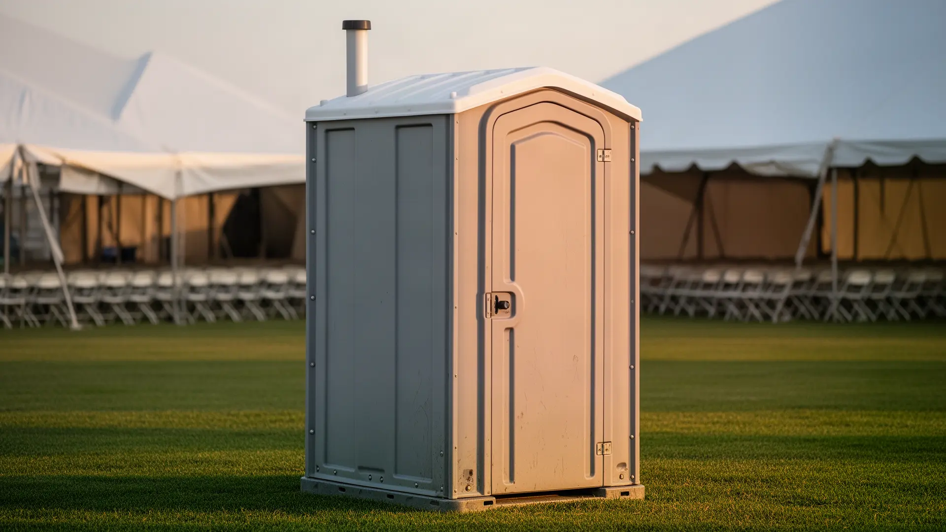 Clean porta potty unit from R & W Porta Potty Rental in Daly City, CA